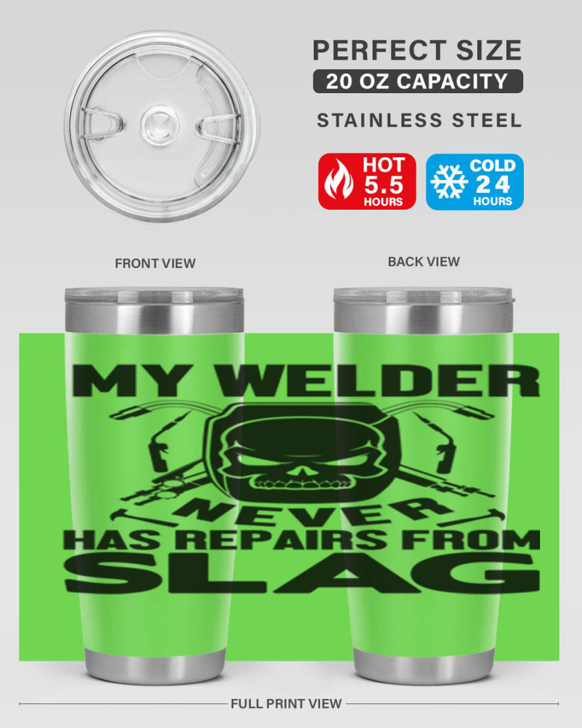 My welder never Style 7#- welder- tumbler
