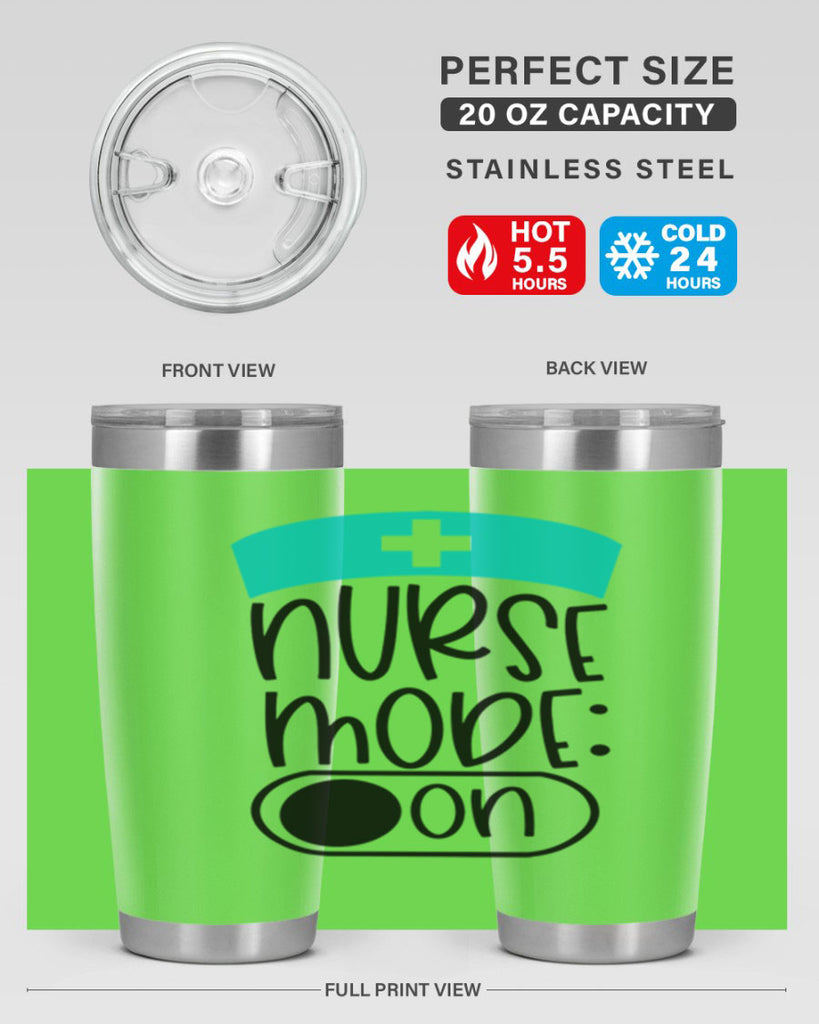Nurse Mode On Style Style 103#- nurse- tumbler