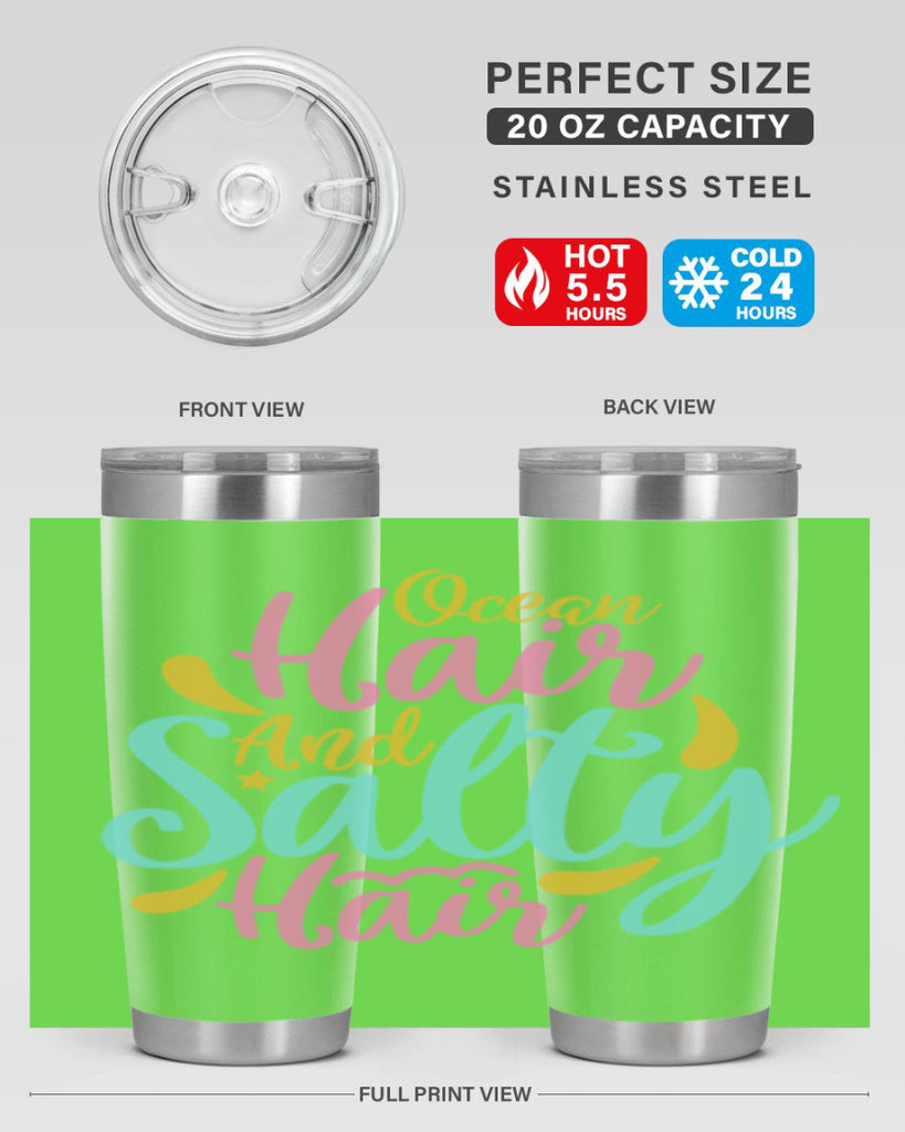 OCEAN HAIR SALTY HAIR Style 60#- summer- Tumbler