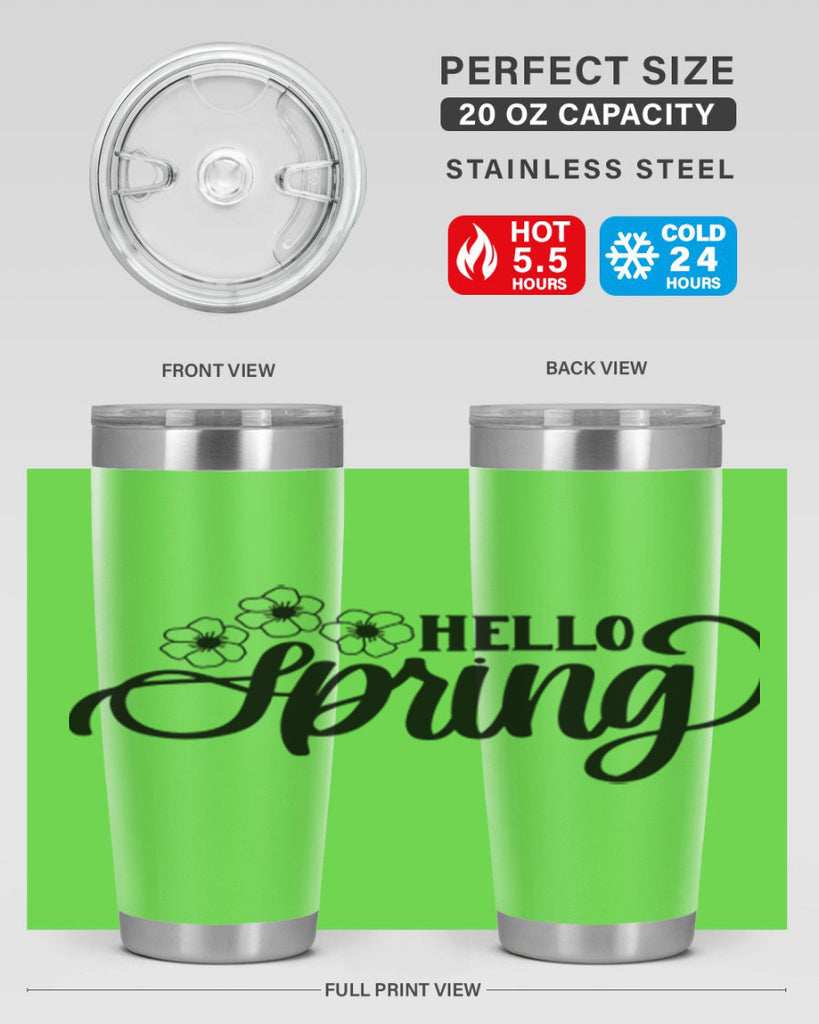 PNG_Hello Spring393#- spring- Tumbler