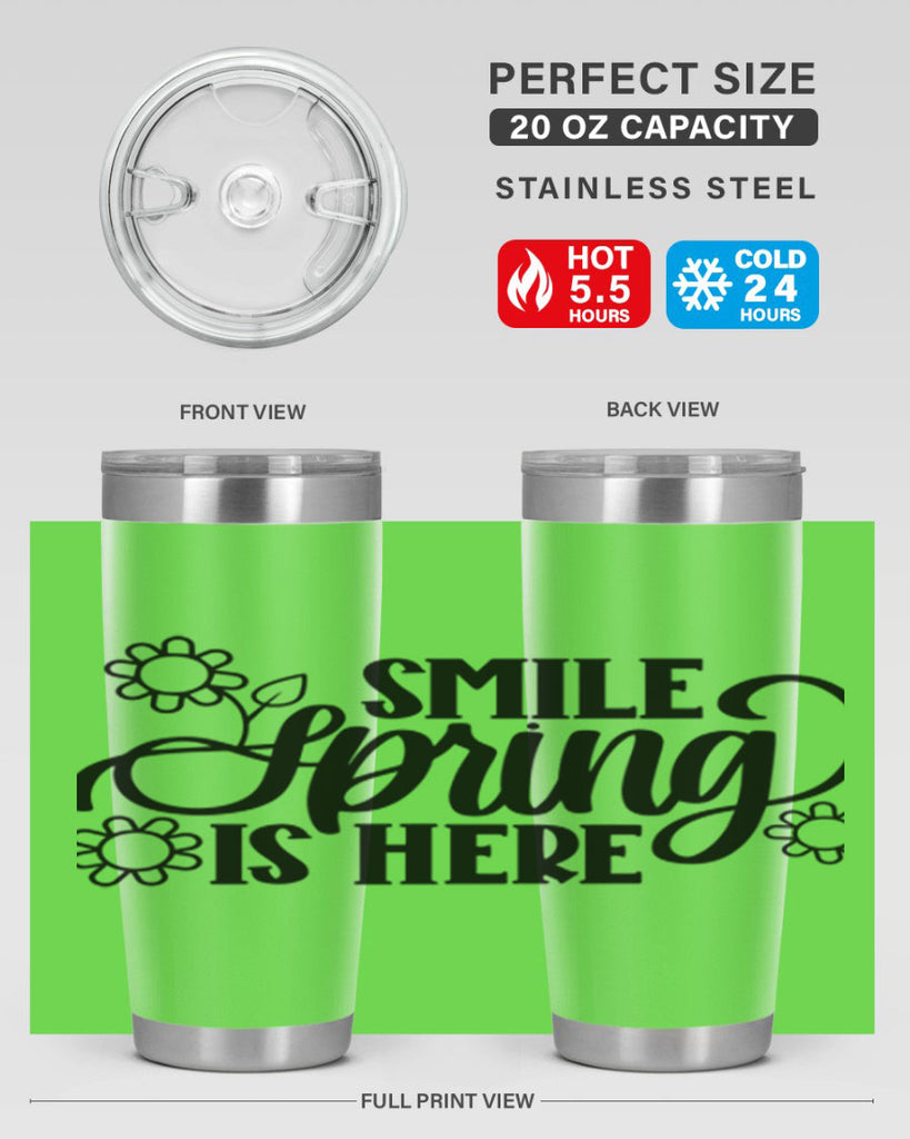 PNG_Smile Spring Is Here395#- spring- Tumbler