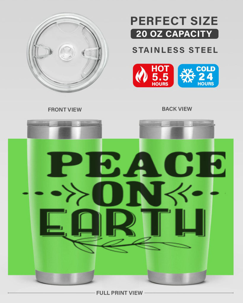 Peace on Earth 334#- winter- Tumbler