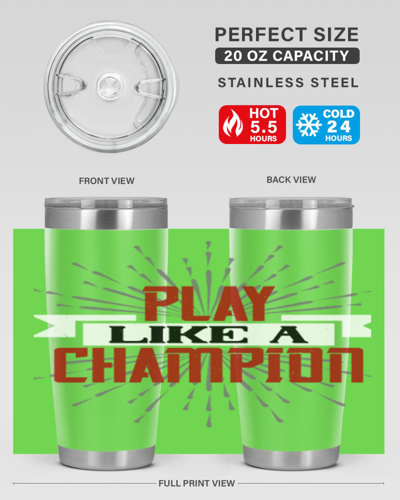 Play like a Champion 1942#- badminton- Tumbler