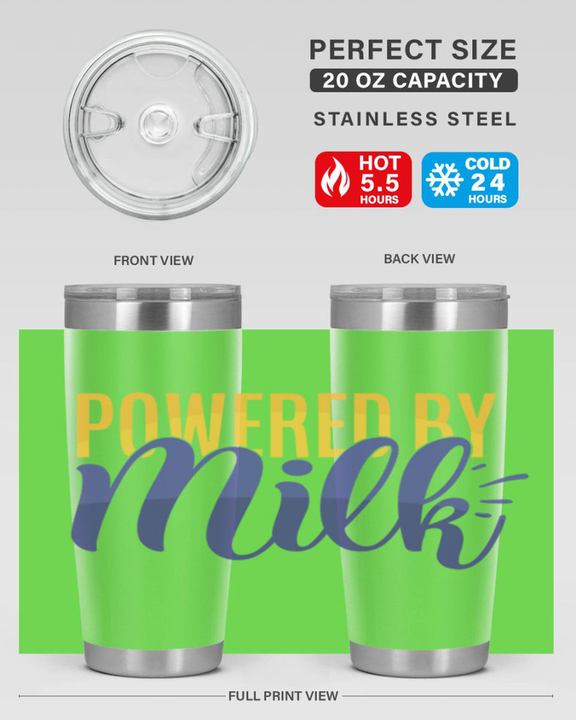 Powered By Milk Style 204#- baby- tumbler