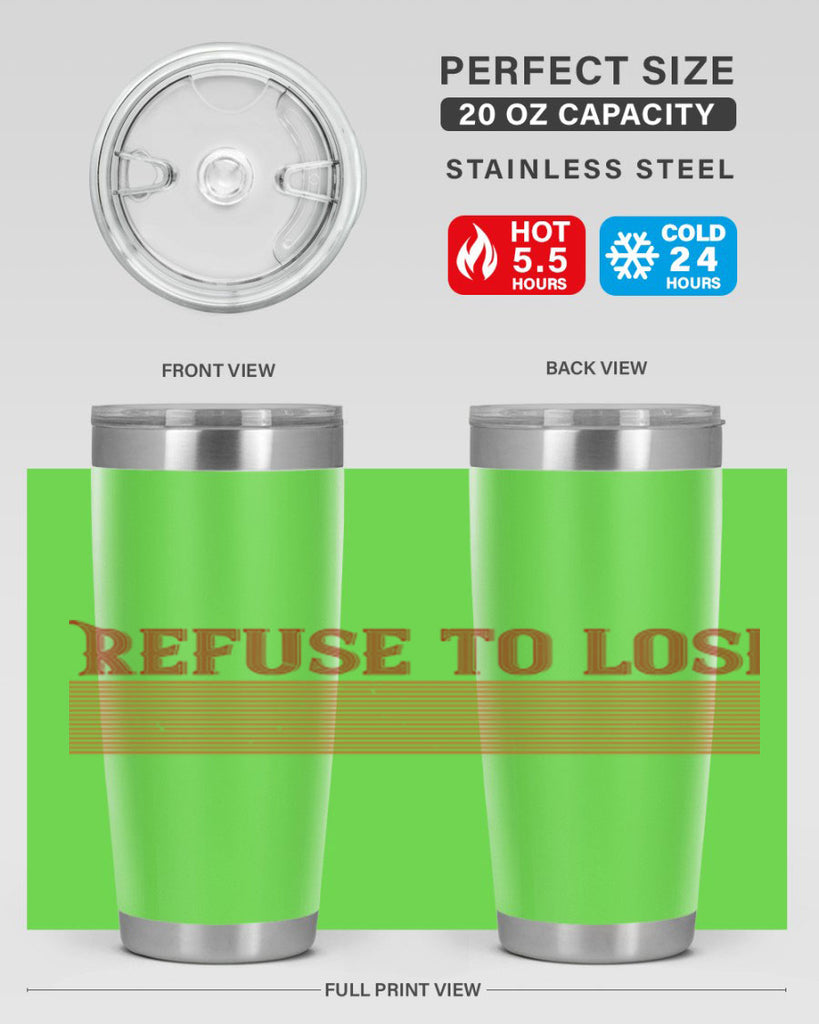 Refuse to lose 1902#- badminton- Tumbler