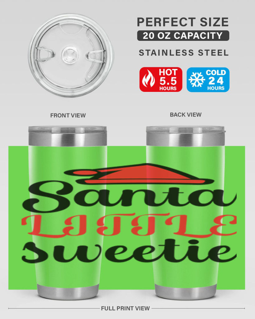 Santa little sweetie 350#- winter- Tumbler