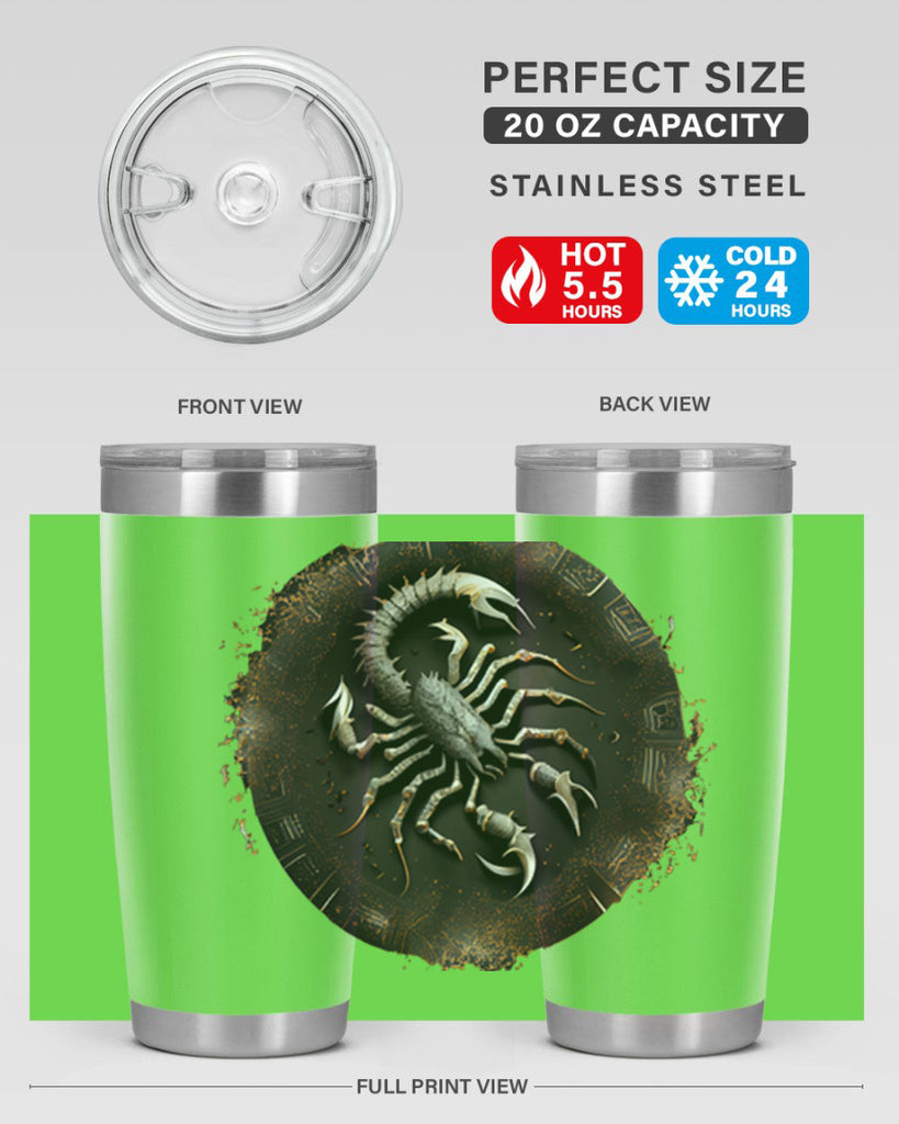 Scorpius 467#- zodiac- Tumbler