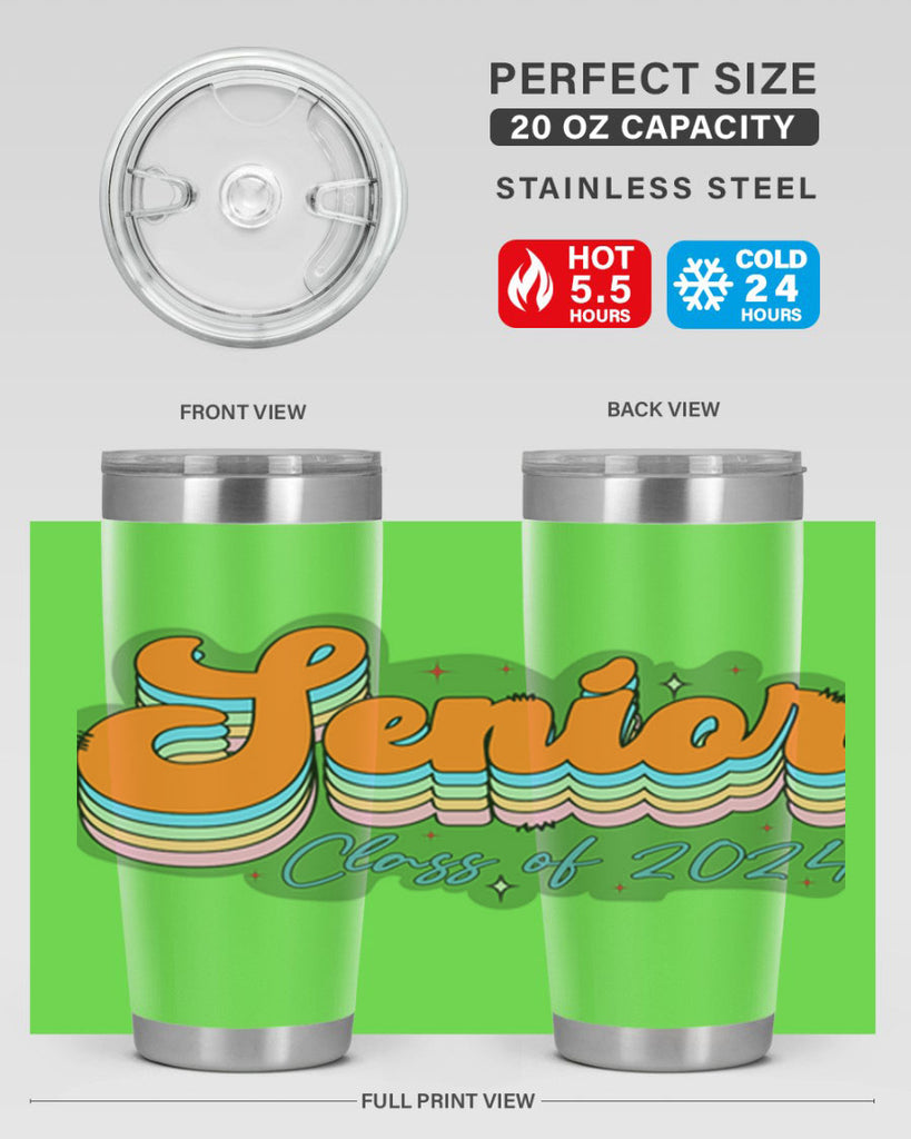 Senior class of 2024 18#- 12th grade- Tumbler