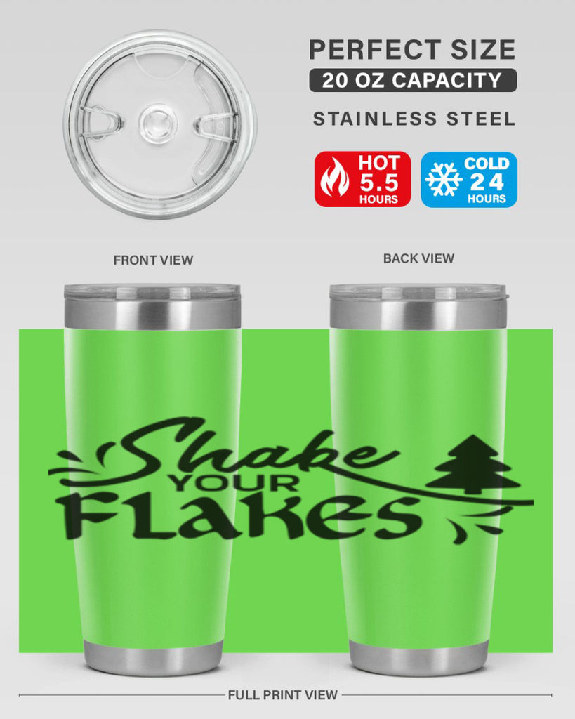 Shake Your Flakes 354#- winter- Tumbler