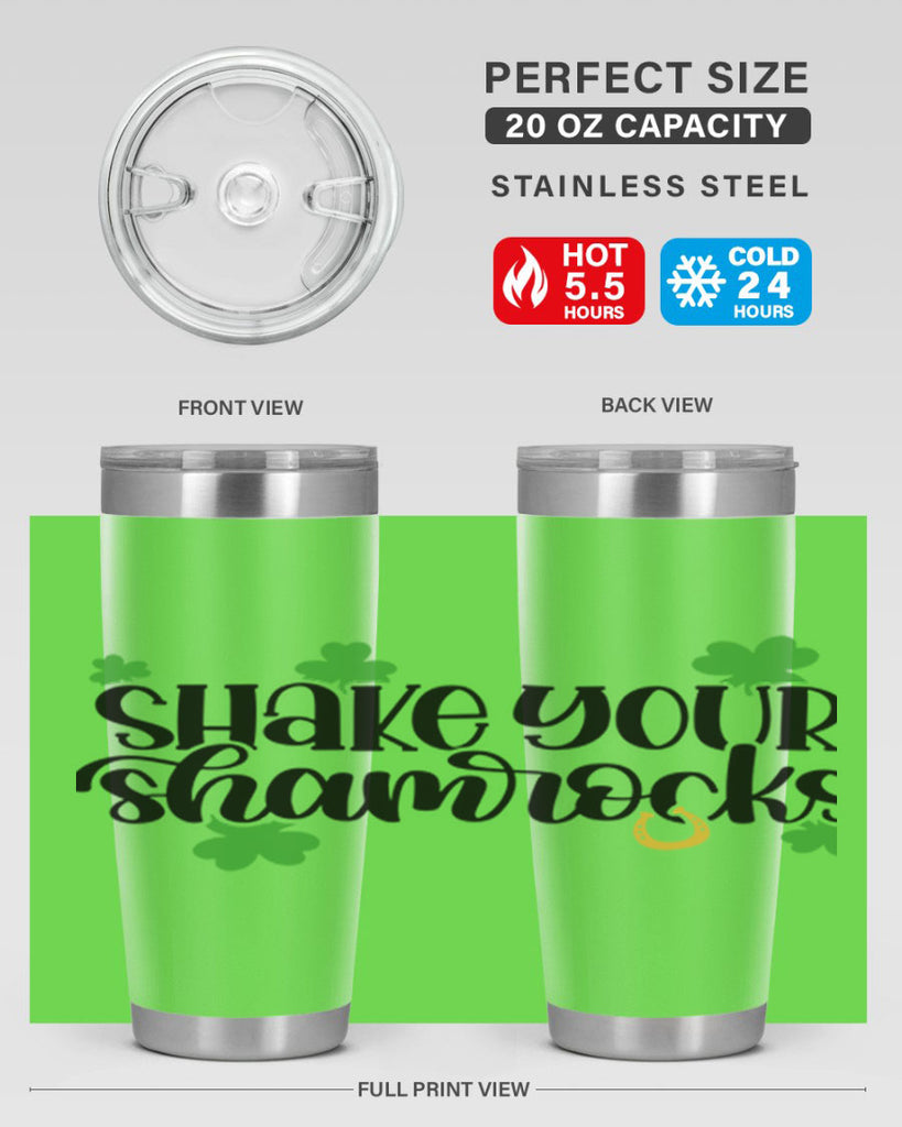 Shake Your Shamrocks Style 32#- St Patricks Day- Tumbler