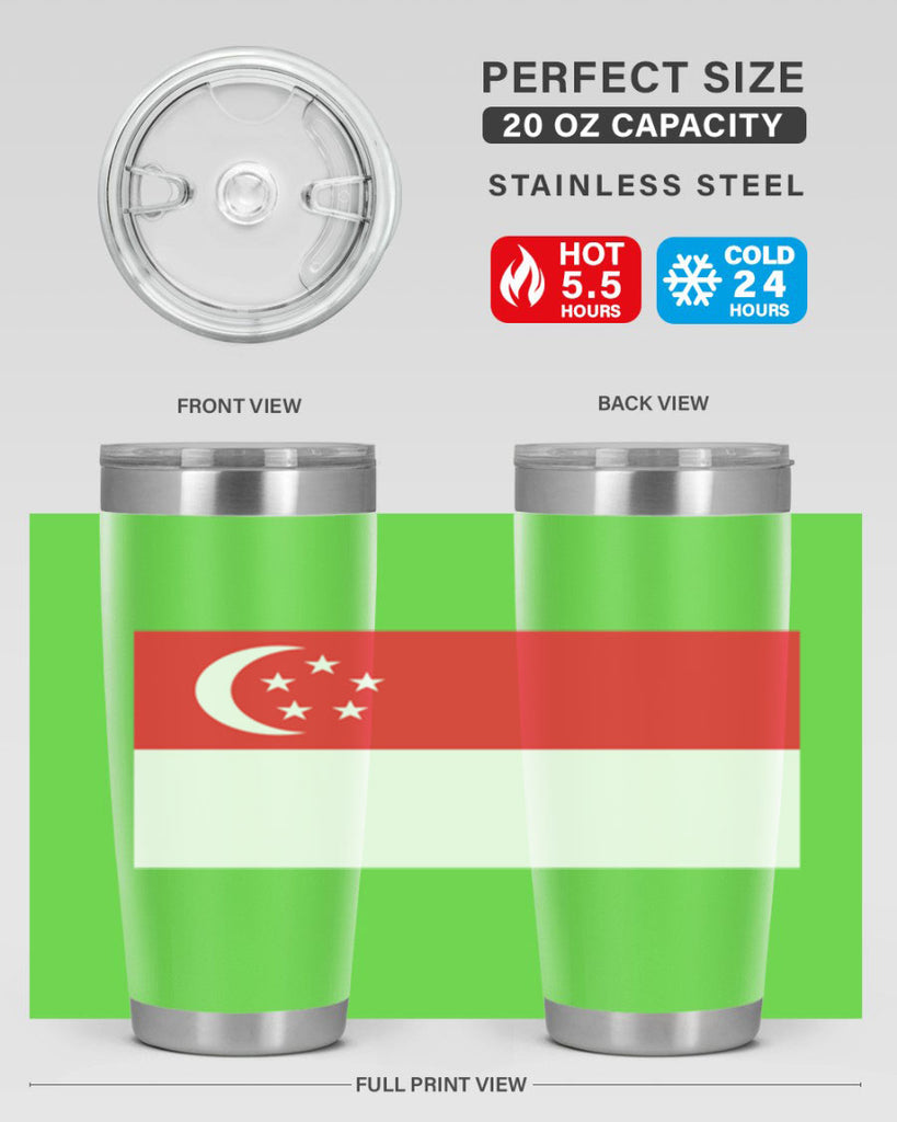 Singapore 41#- world flags- Tumbler