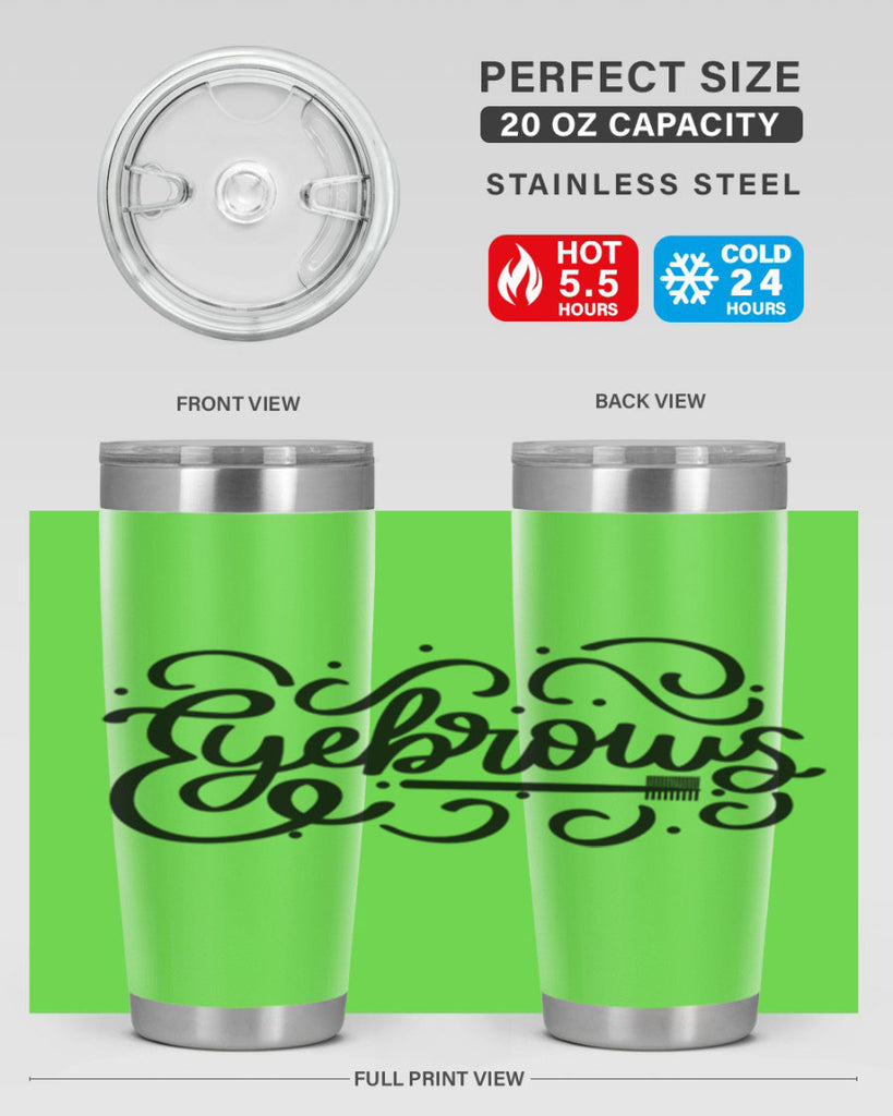 SingleEyebrows Style 28#- make up- Tumbler