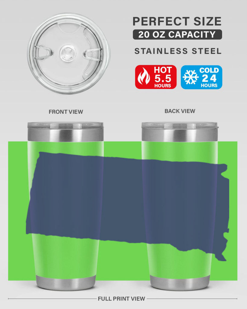 South Dakota 10#- stateflags- Tumbler