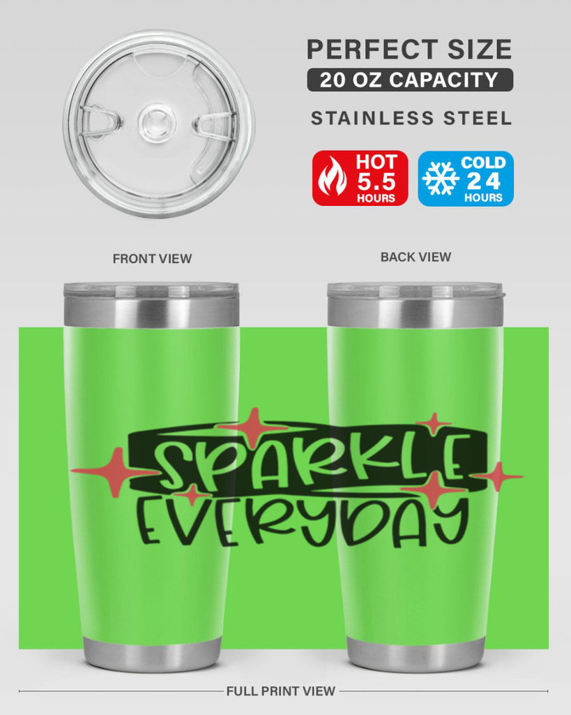 Sparkle Everyday Style 20#- make up- Tumbler