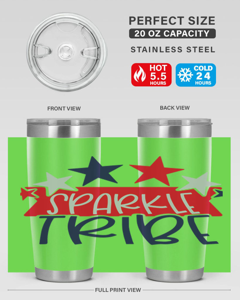 Sparkle Tribe Style 172#- Fourt Of July- Tumbler