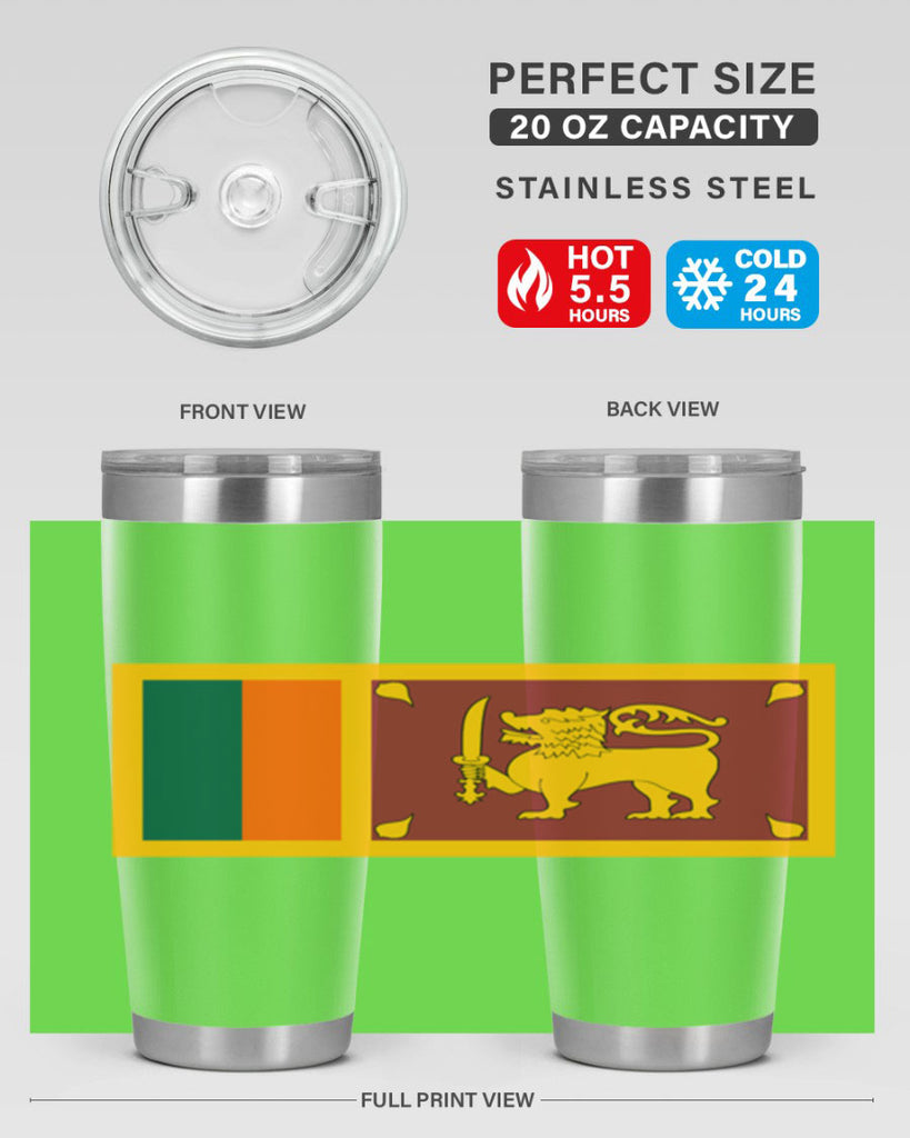 Sri Lanka 32#- world flags- Tumbler