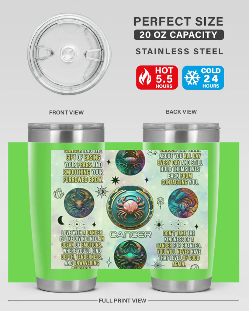 StraightCancer 470#- zodiac- Tumbler
