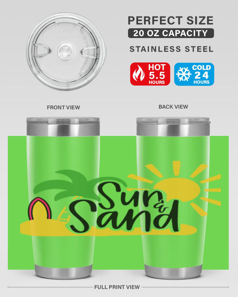 Sun Sand Style 17#- summer- Tumbler