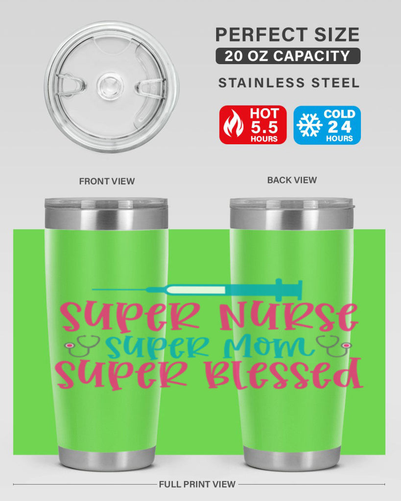 Super Nurse Super Mom Style Style 24#- nurse- tumbler