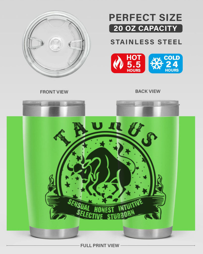 Taurus 5#- zodiac- Tumbler