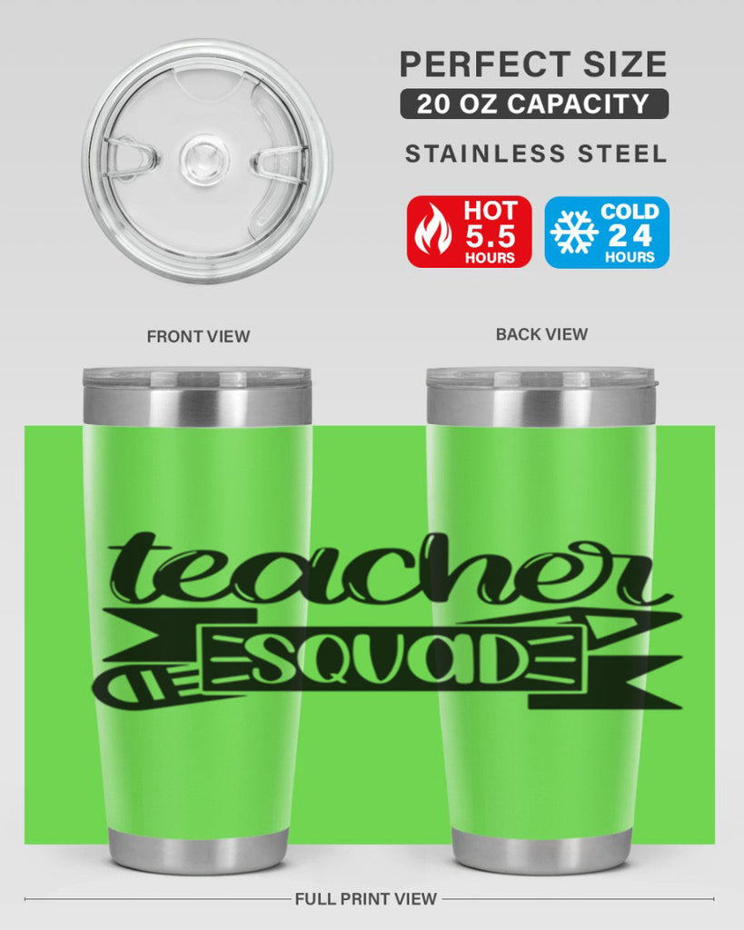 Teacher Squad Style 48#- teacher- tumbler
