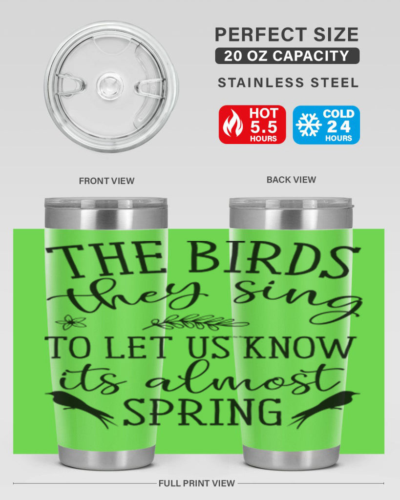 The birds they sing to 543#- spring- Tumbler