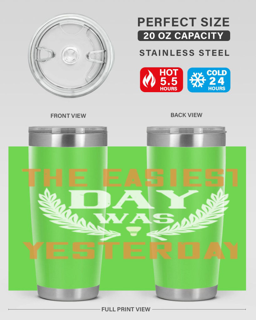 The easiest day was yesterday 1834#- badminton- Tumbler