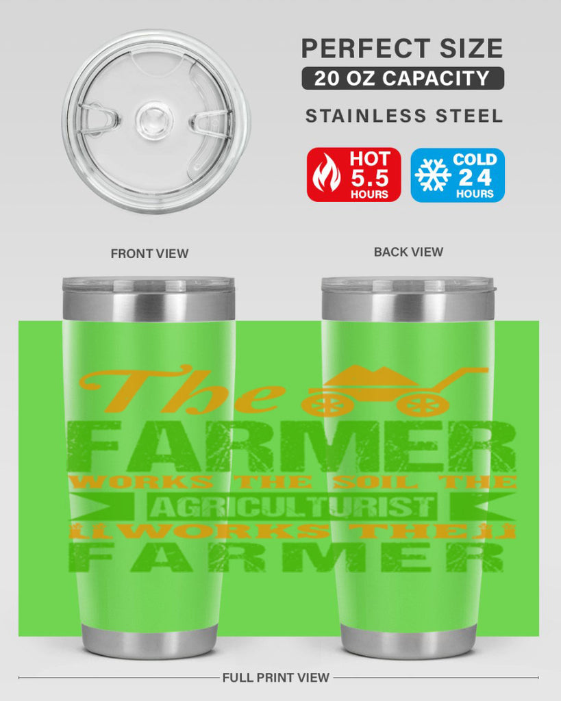 The farmers work the soil 33#- farming and gardening- Tumbler