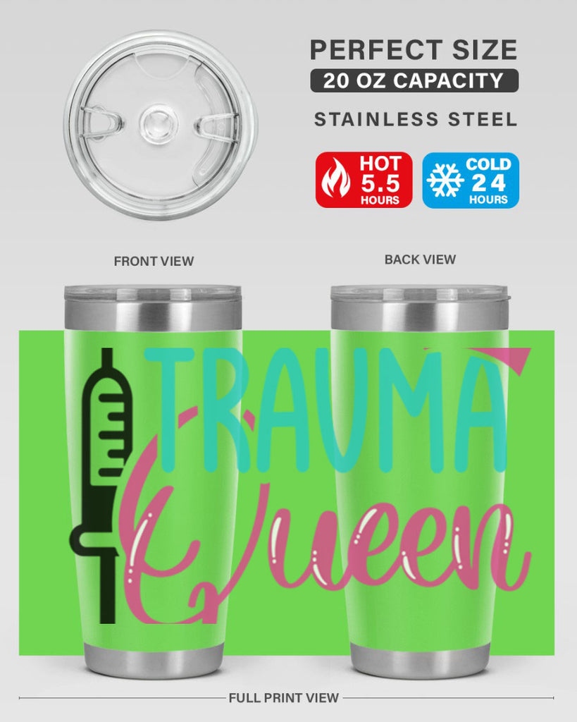 Trauma Queen Style Style 12#- nurse- tumbler