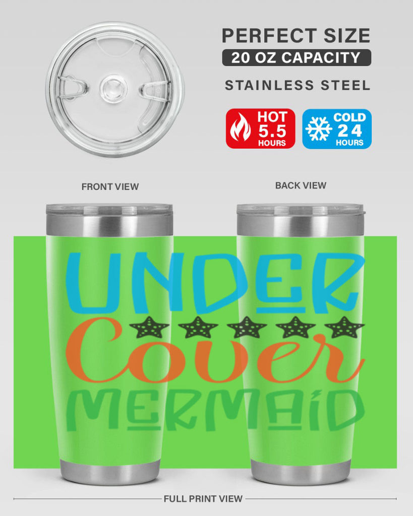 Under Cover Mermaid 648#- mermaid- Tumbler