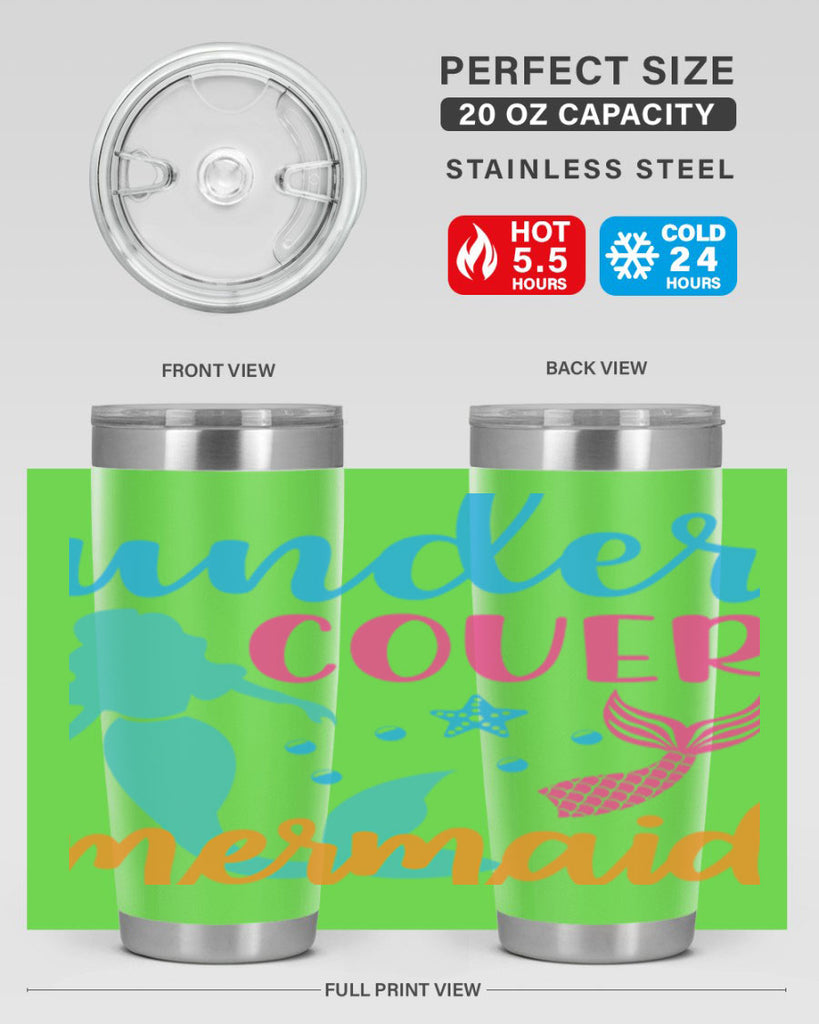 Under Cover Mermaid Design 654#- mermaid- Tumbler