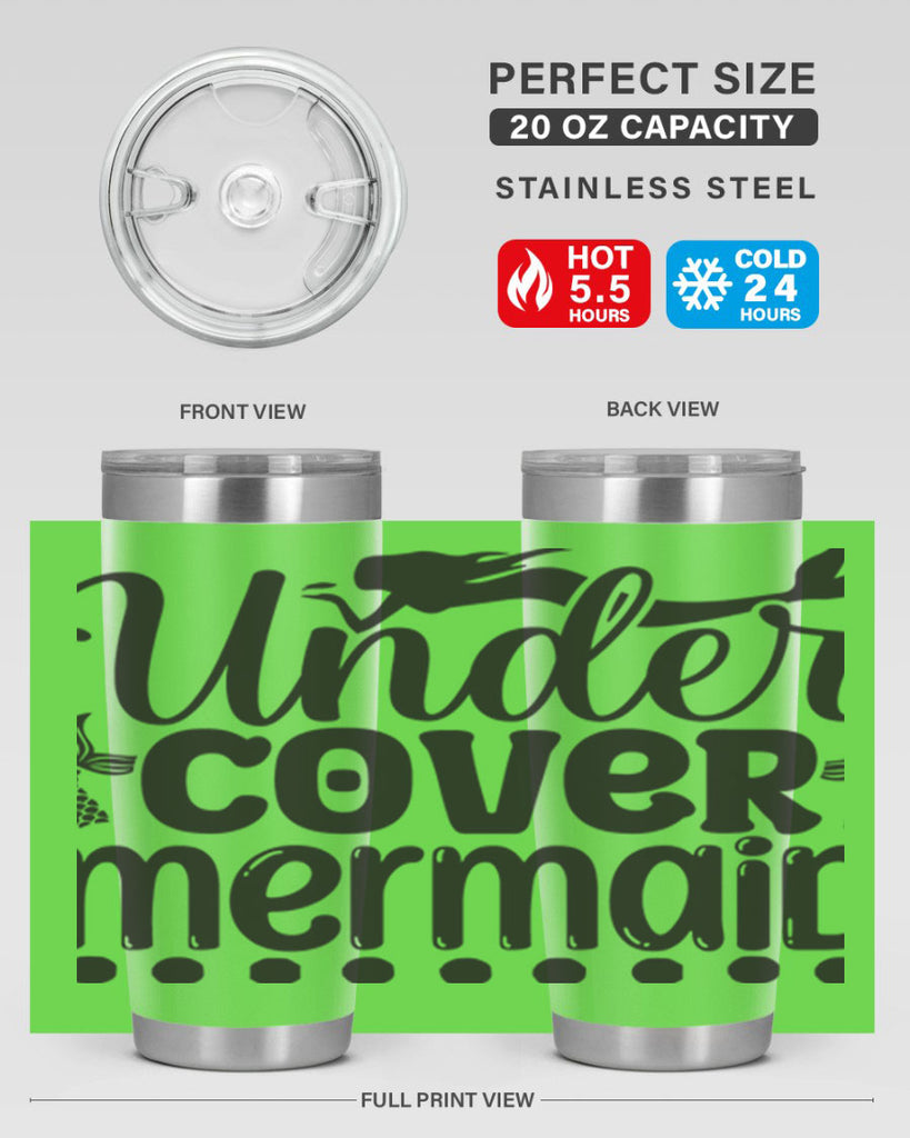 Under cover mermaid 649#- mermaid- Tumbler