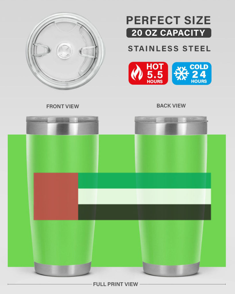 United Arab Emirates 12#- world flags- Tumbler
