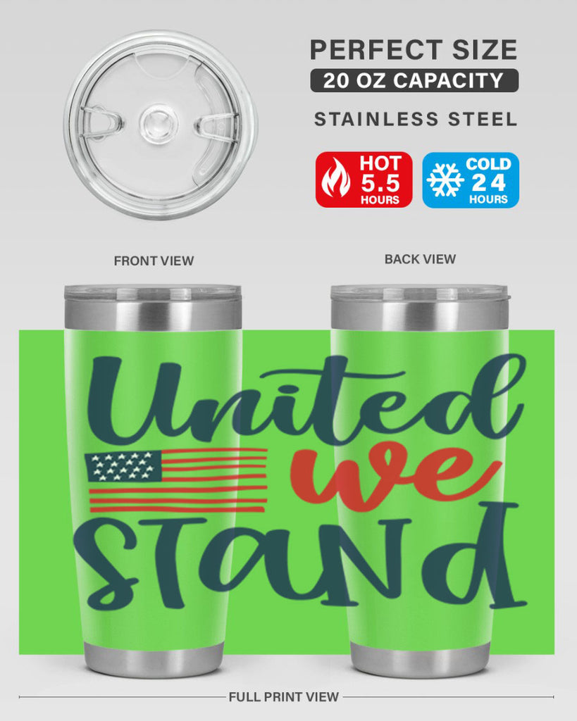 United we stand Style 9#- Fourt Of July- Tumbler