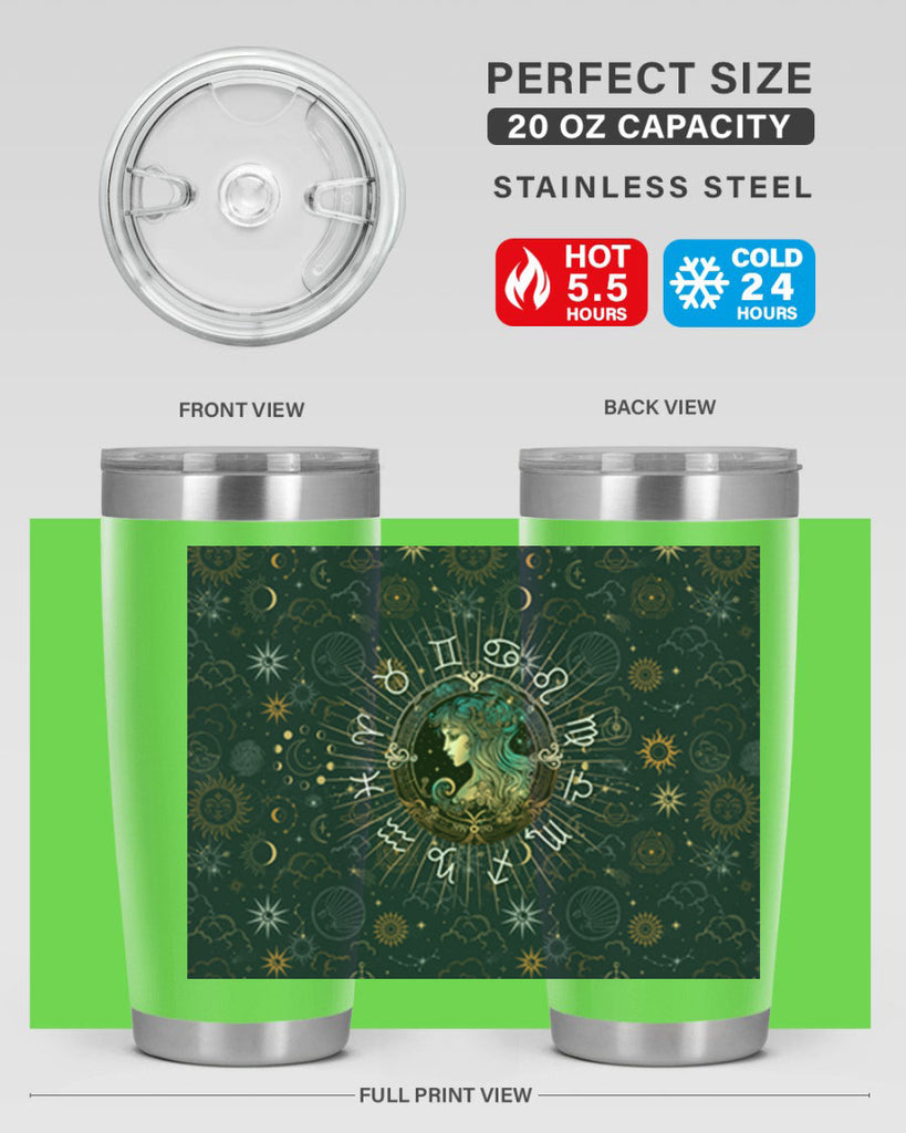 Virgo Straight 529#- zodiac- Tumbler
