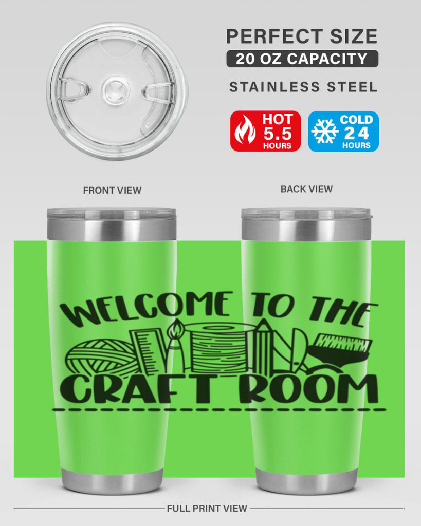 Welcome To the Craft Room 1#- crafting- Tumbler