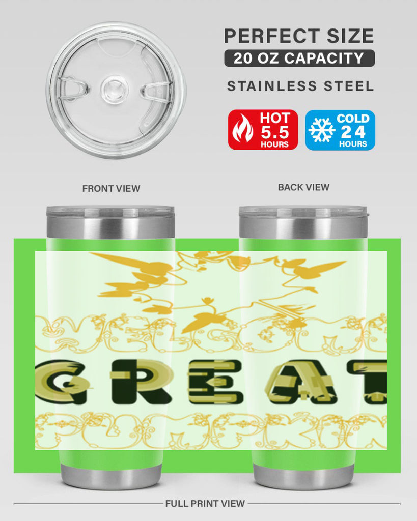 WelcomeGreatPumpkindesign 639#- fall- Tumbler