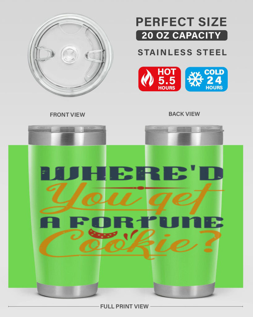 Whered you get that from a fortune cookie 14#- chess- Tumbler