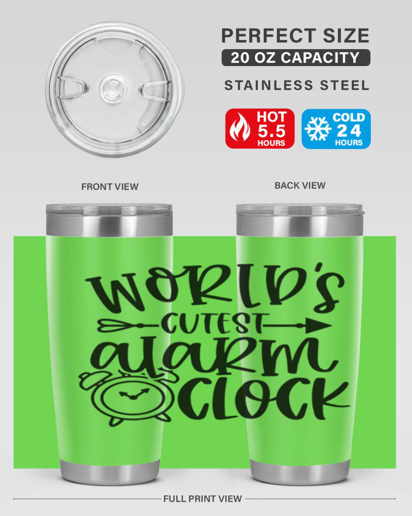 Worlds Cutest Alarm Clock Style 14#- baby- tumbler