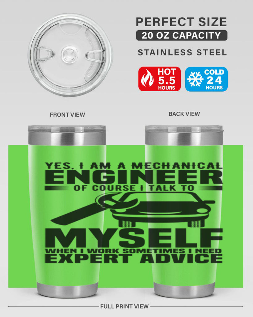 Yes I Am A Mechanical Style 1#- engineer- tumbler