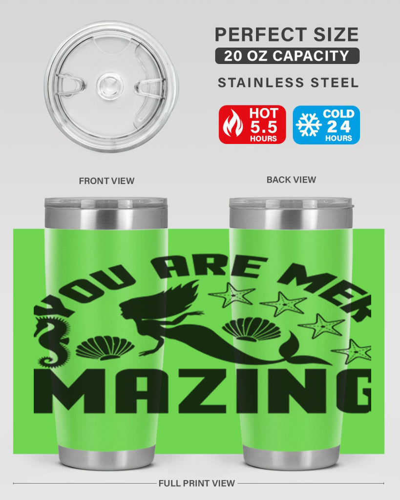 You are mer mazing 685#- mermaid- Tumbler