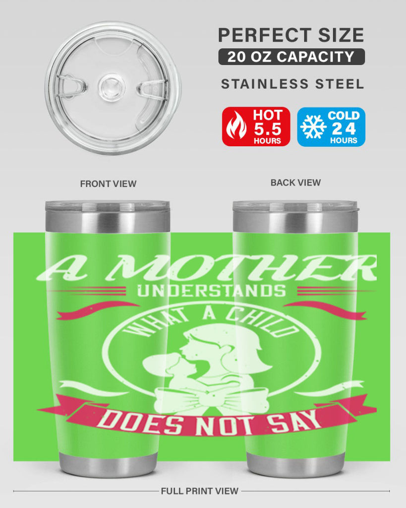 a mother understands 8#- mothers day- Tumbler