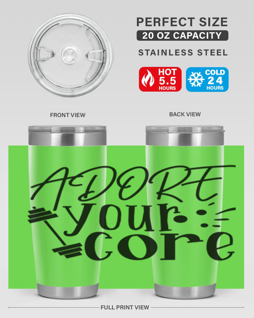 adore your core Style 111#- summer- Tumbler