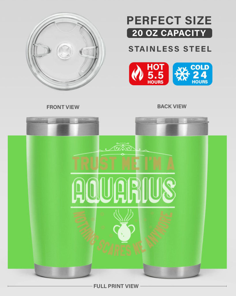 aquarius 87#- zodiac- Tumbler