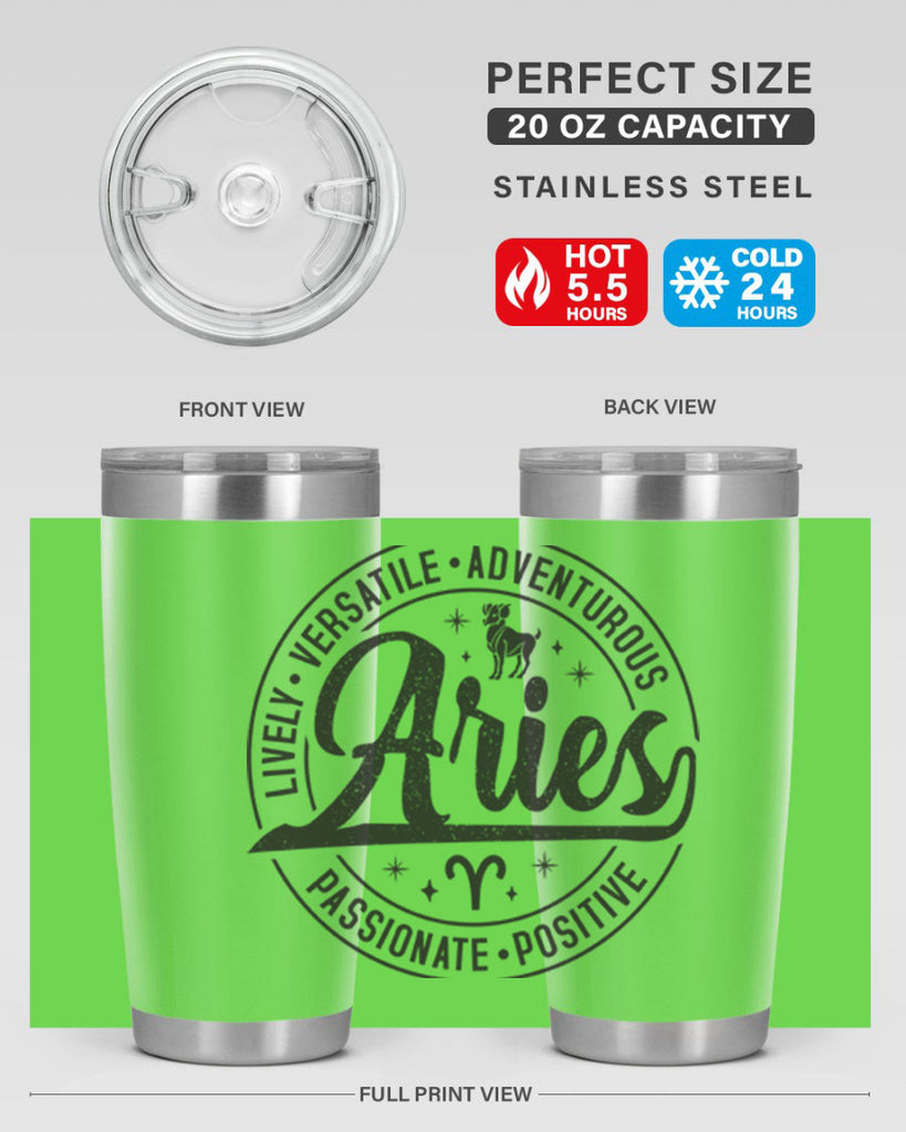 aries 102#- zodiac- Tumbler