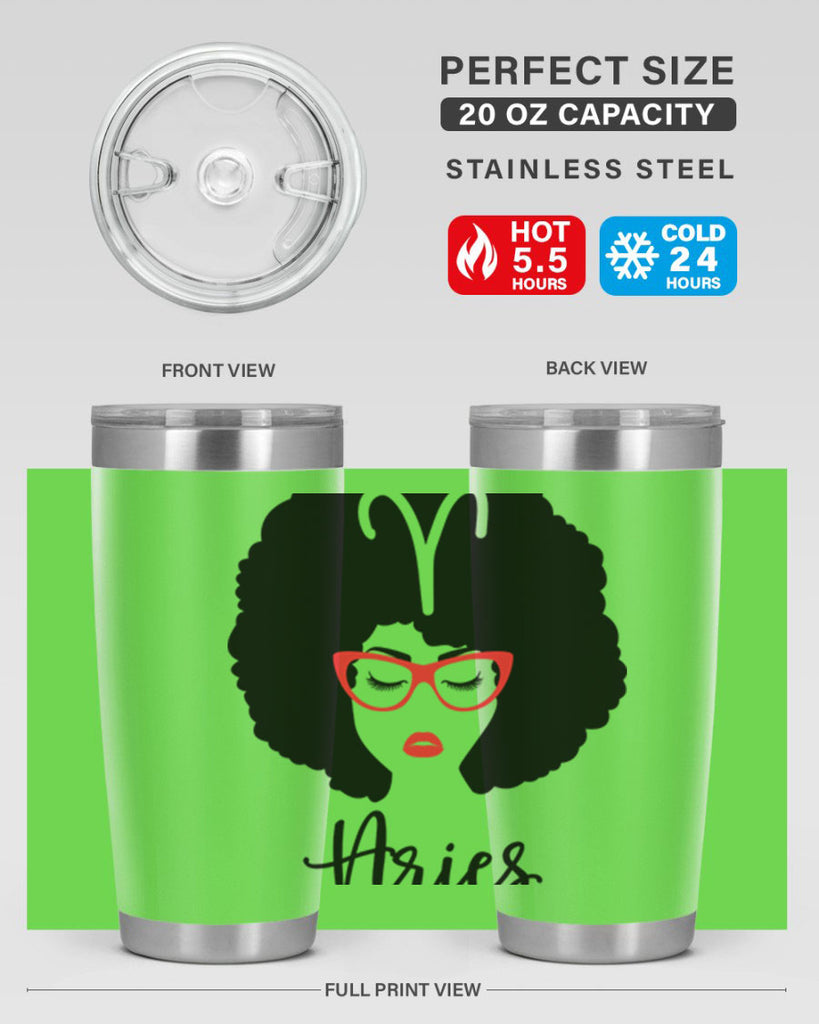 aries 122#- zodiac- Tumbler