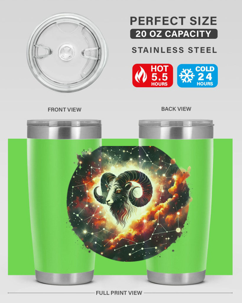 aries 126#- zodiac- Tumbler