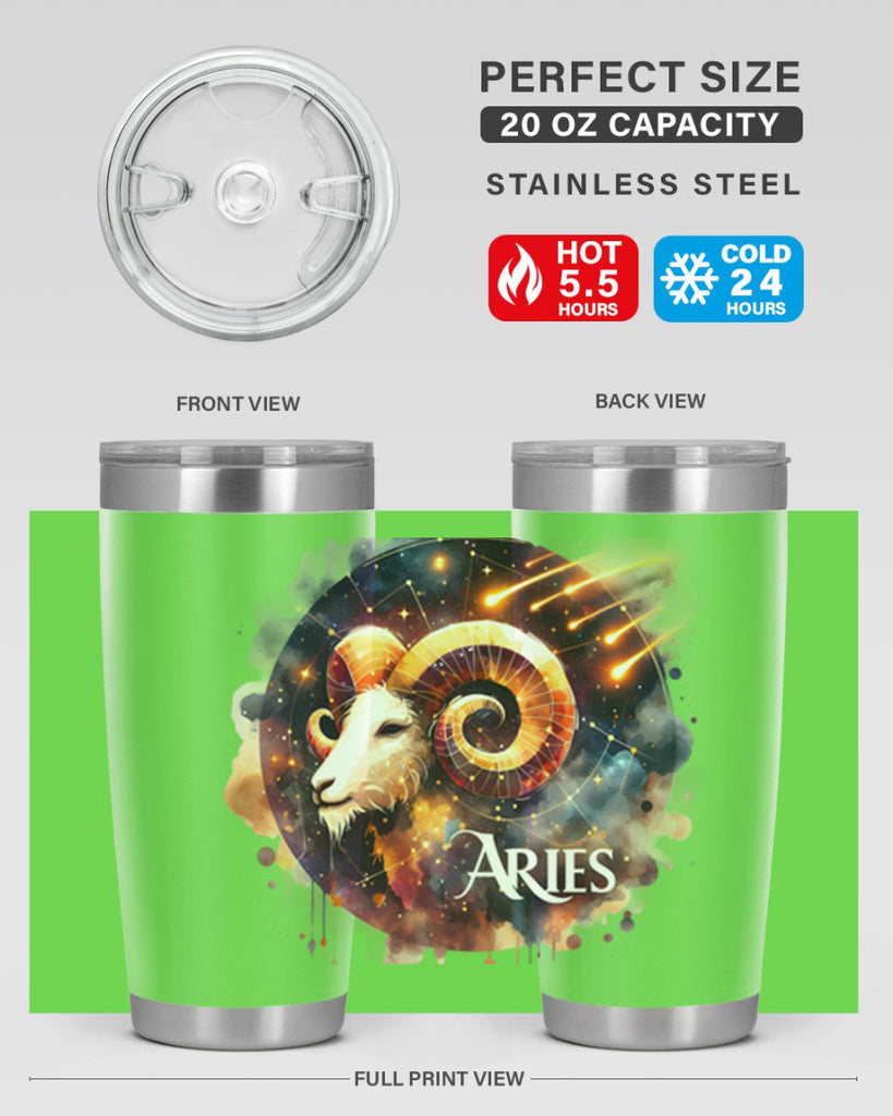 aries 127#- zodiac- Tumbler