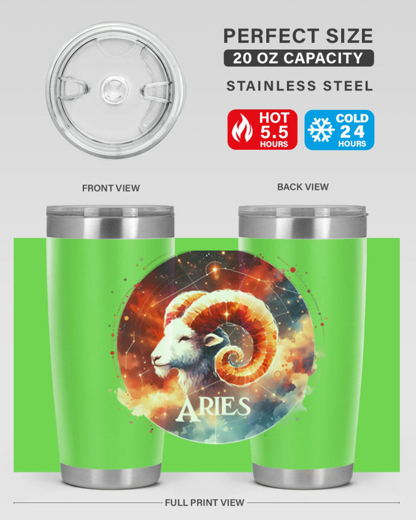 aries 128#- zodiac- Tumbler