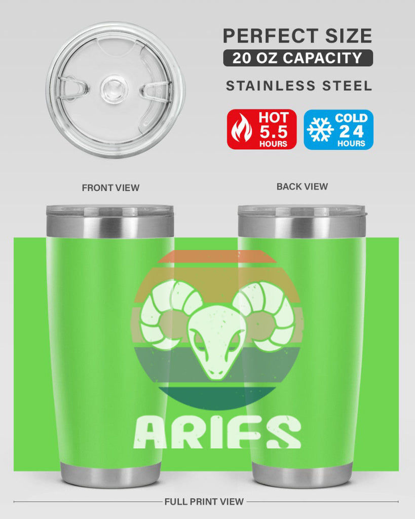 aries 134#- zodiac- Tumbler